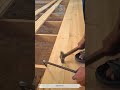 Installing Wooden Floor Boards with Tight-Fit Technique | Flooring Construction Process
