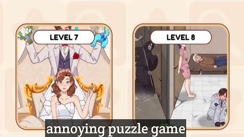 annoying puzzle game level    7  ~  8 @escapeking