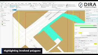 Dira GeoSystems - Edit Tool "Reshape Along"
