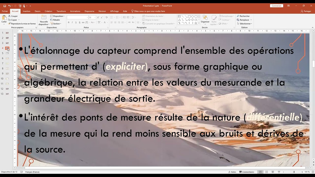 solution d'un examen module capteur pour licence 3