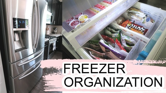 Deep Freezer Organization w/ Dollar Tree Bins 