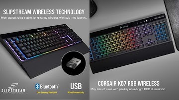 Corsair K57 RGB Wireless Keyboard | Best for gaming and office work