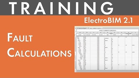 ElectroBIM for Revit: Fault Calculations (09/21/2023)