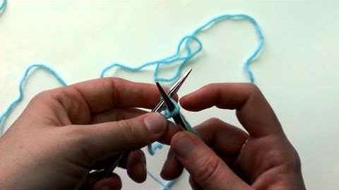 Learn to Knit Series: Lesson 1: Casting On for the first time