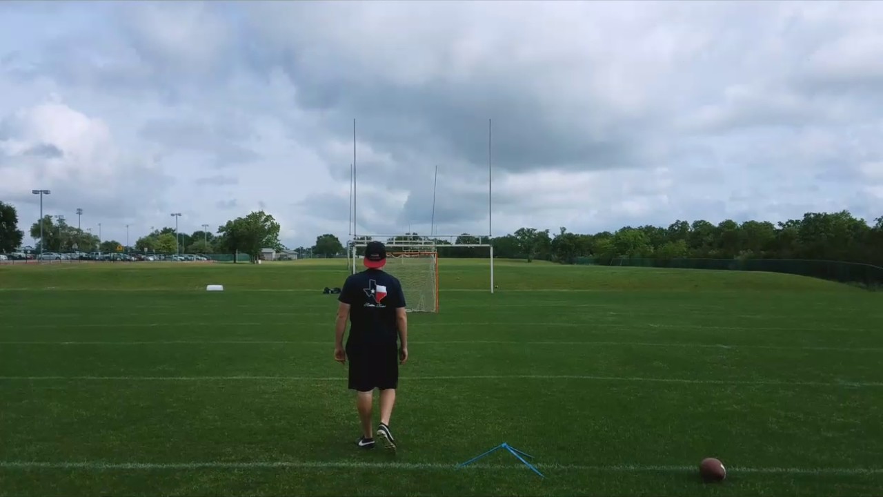 Tanner Neal - Class of 2018 K/P - Field Goal Workout