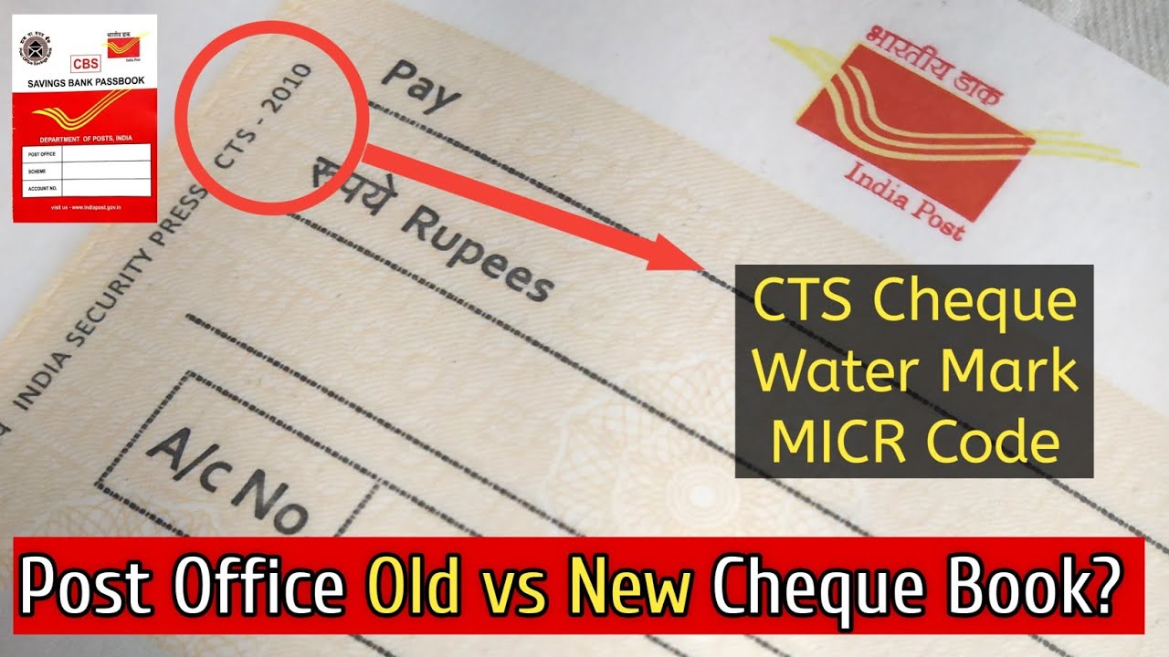 How to deposit Bank Cheque in Post Office Savings Account