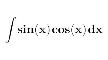 Integral of sin x cos x