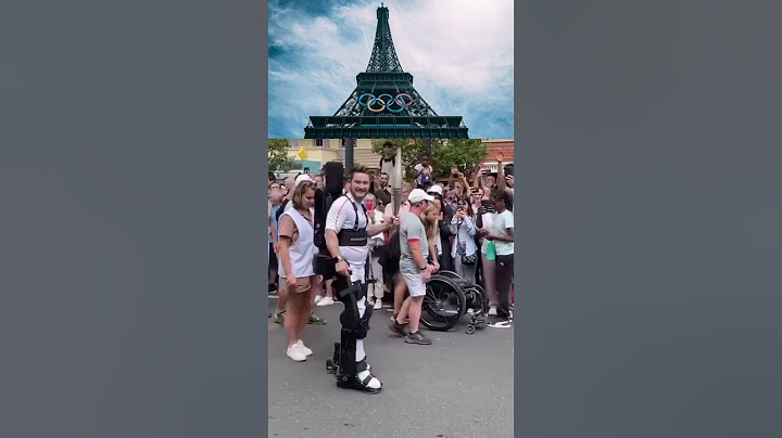 Paris 2024 Paraplégico há 11 anos usa Exoesqueleto para transportar a chama olímpica #inspirador