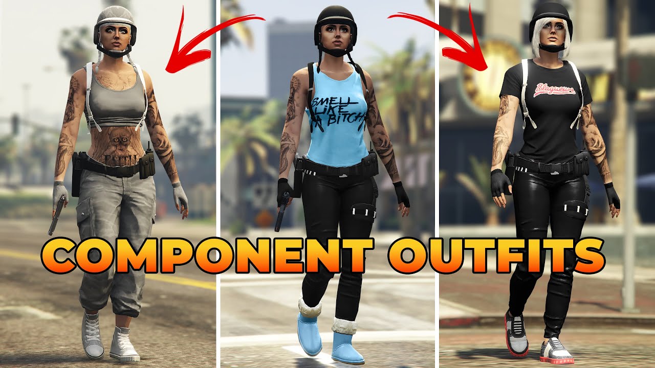 Transfer Glitch GTA 5 FEMALE OUTFITS (With Components)! 🔥