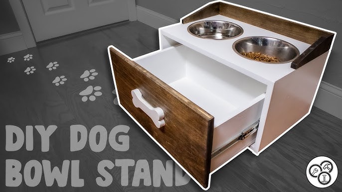 DIY Dog Bowl Stand For Your Puppies - Shanty 2 Chic