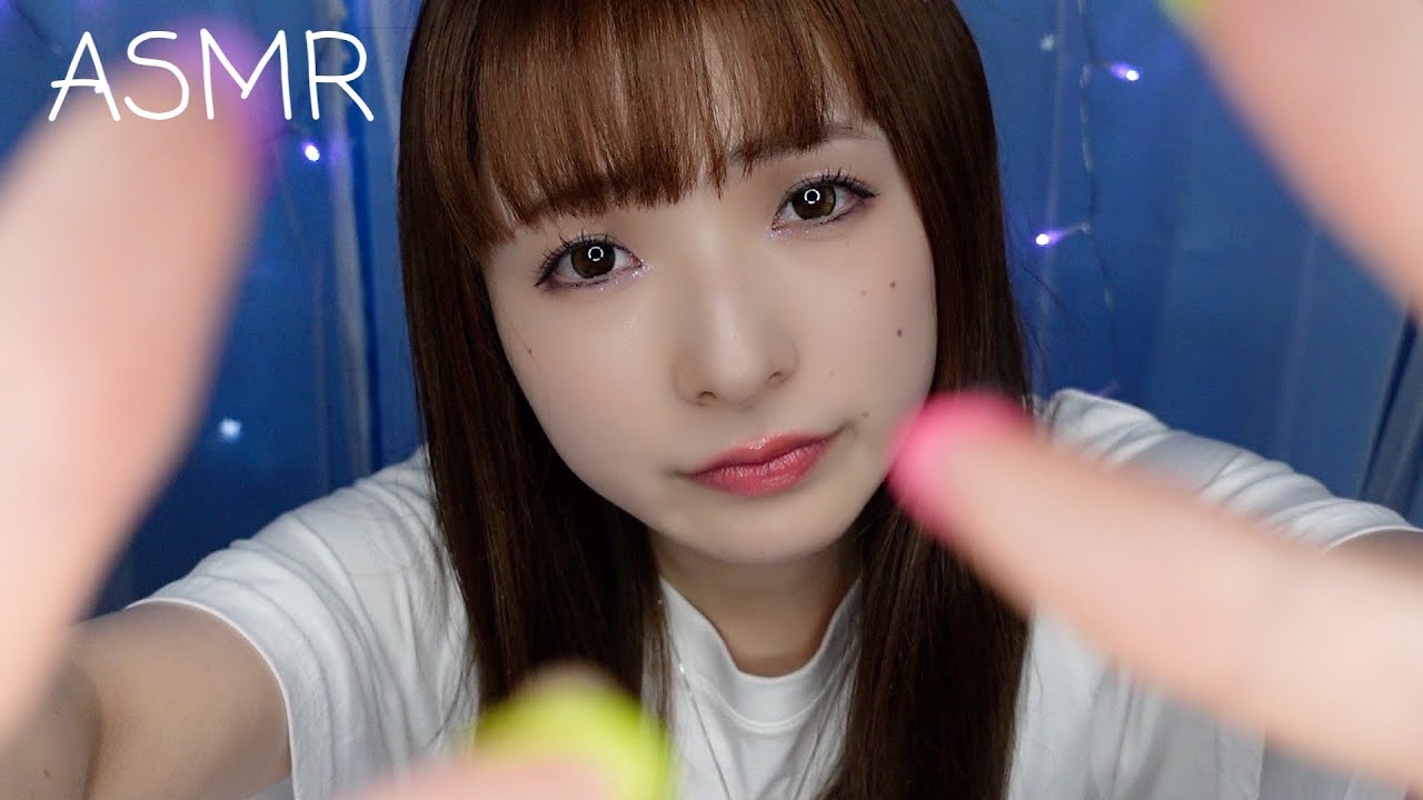 【ASMR】疲れているあなたの顔を触る😴眠くなるフェイスタッピング&マッサージ🥱💤（囁き）