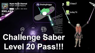 CS Level 20 Pass!!! | Nyan-Nyan Eternal Mystrik's Difficulty | Beat Saber Mixed Reality