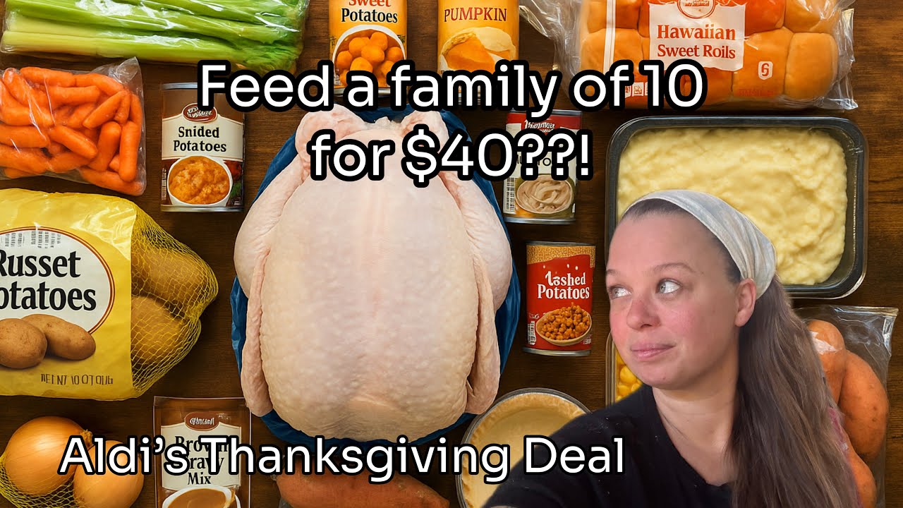Feed 10 People for $40 | Aldi Thanksgiving Deals During the Government Shutdown + Bonus Walmart Stop