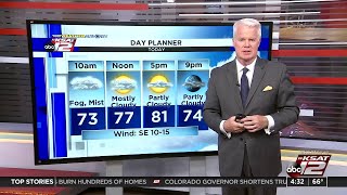 WATCH: Meteorologist Mike Osterhage gives his early weather forecast