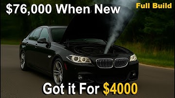 I Bought a $76,000 BMW 550i for $4000 — Rebuilt the Engine and Drove It! (FULL BUILD)
