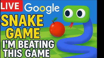 🔴 Beating the Google Snake Game LIVE! 🐍🔥 World Record Attempt! 6