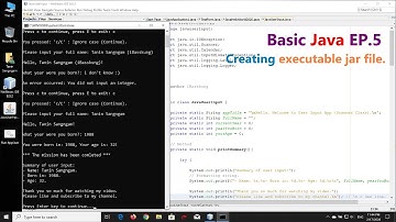 Java EP.5: How to Create an executable JAR file in NetBeans IDE