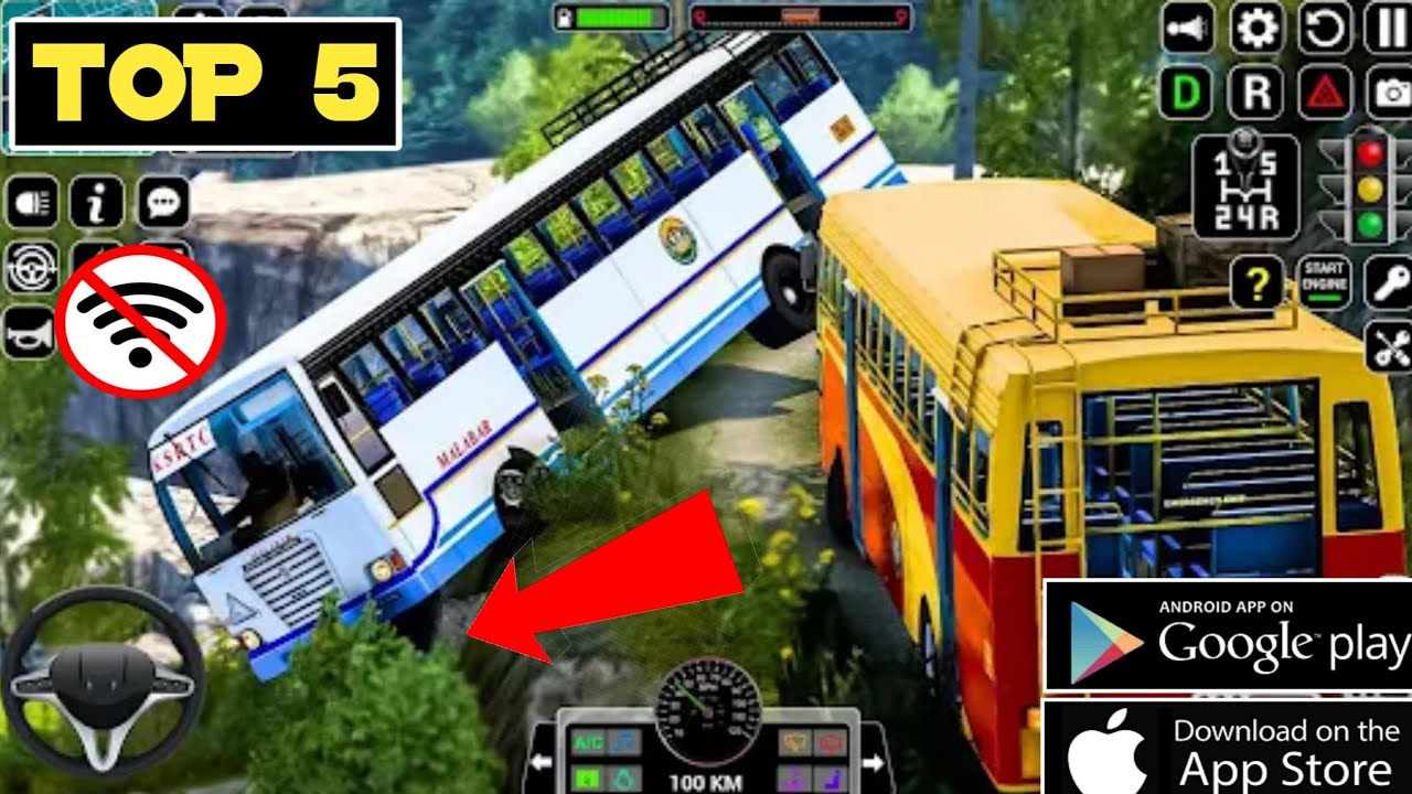Top 5 Bus Simulator Games for Android 2023 High Graphics