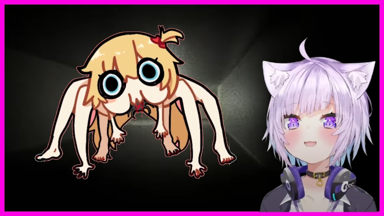 Okayu gets eaten by Mumei's Haachama (Meme)