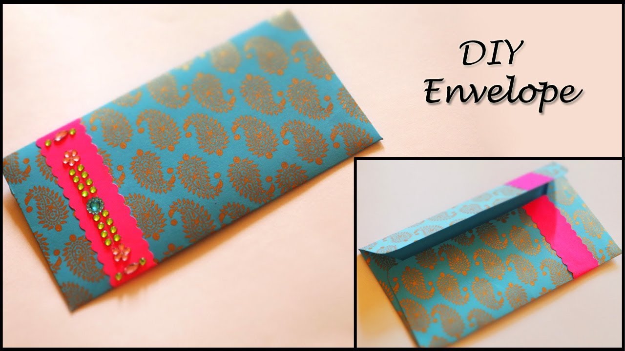 Envelope Making Tutorial Diy Designer T Envelope Paper Art And