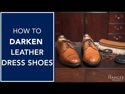 black and brown dress shoes