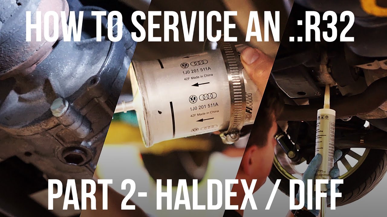 HOW TO SERVICE YOUR Mk4 R32 - PART 2 - Haldex, Rear Differential, and ...