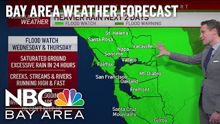 Bay Area Forecast: Heavier Rain; Bay Area Flood Watch