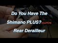 How To Use The Shimano Plus Rear Derailleur (Clutch)