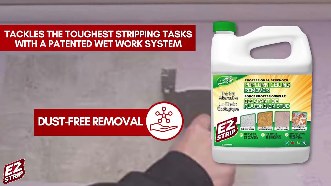 EZ Strip Popcorn Ceiling Remover YouTube