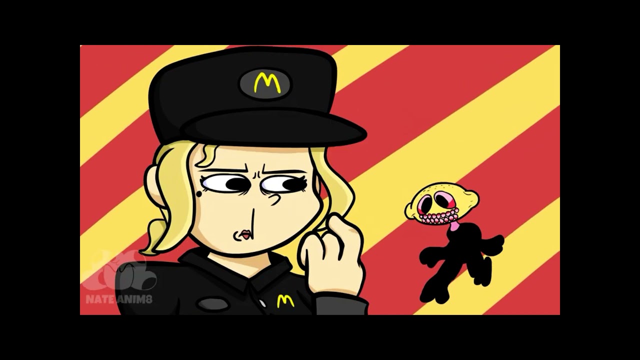 mcdonalds funnee monke (not my video this is nate  Anim8 video)