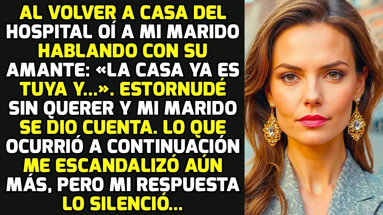 Al Volver Del Hospital Oí A Mi Marido Hablando Con Su Amante: «La Casa Ya Es Tuya Y.» HISTORIAS VIDA