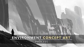 MOUNTAIN TEMPLE: ENVIRONMENT CONCEPT ART PROCESS