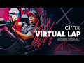 Citrix virtual lap sergio perez at the abu dhabi grand prix