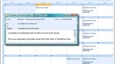 Pentalogic Reminder - Extending SharePoint Alerts