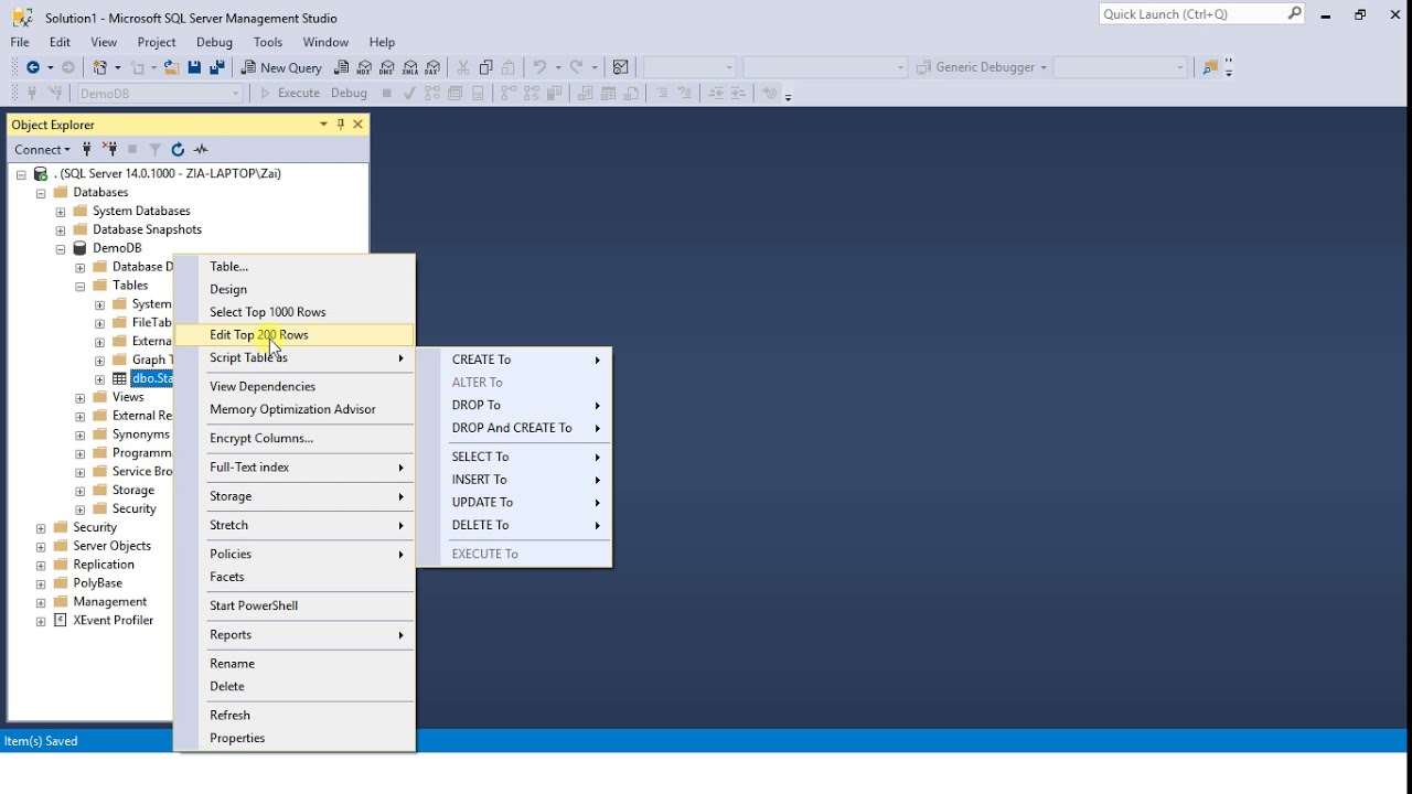 Primary Key Auto Increment Sql Server