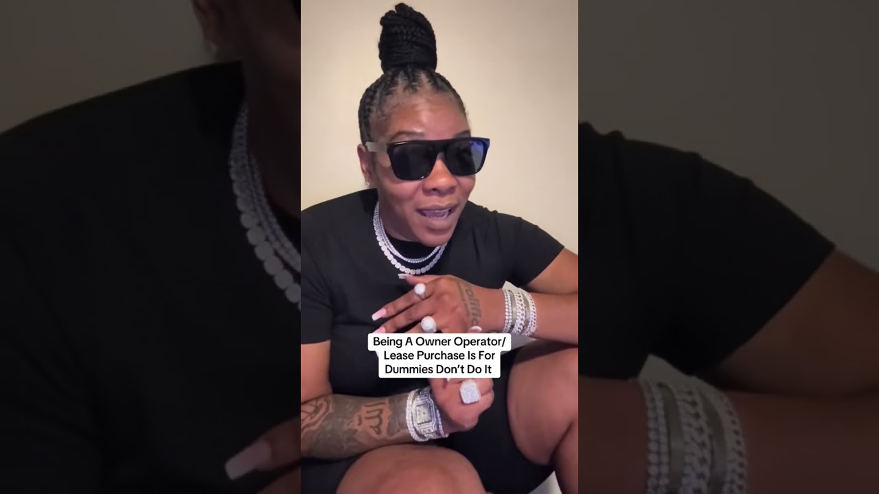 Being a owner operator or a lease purchase is for dummies