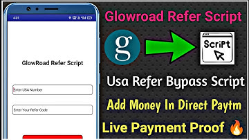 🔥 Glowroad App USA Number Refer Bypaas Script | Unlimited Money By Script 😎