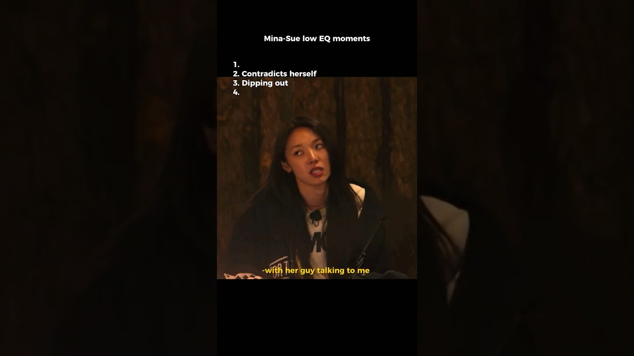 Mina-Sue inconsistent behaviour. What are your thoughts on her actions? 