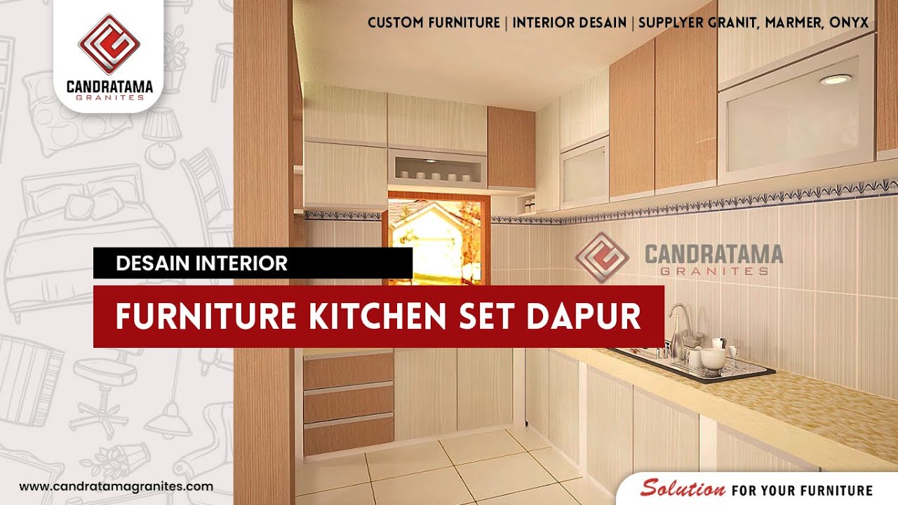 Desain Interior Furniture Dapur Kitchen Set Minimalis HPL YouTube