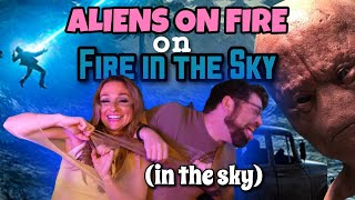 Aliens on fire on fire in the sky in the sky.....