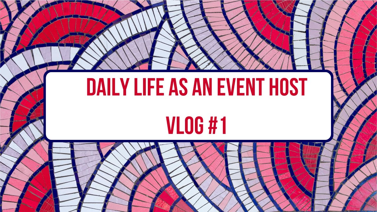 Daily Life As An Event Host Vlog #1 Wedding
