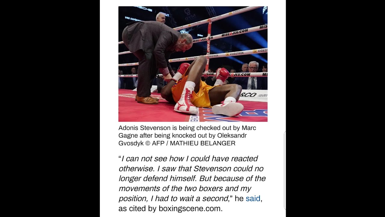 BREAKING NEWS: ADONIS STEVENSON COMES OUT OF COMA, BUT IS PARALYZED ON ...