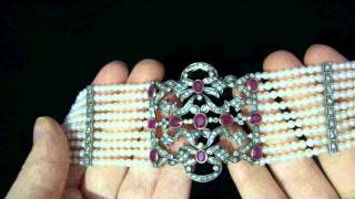 RubyDiamondPearlChoker.avi