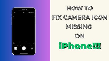 How to Fix Camera Icon Missing on iPhone