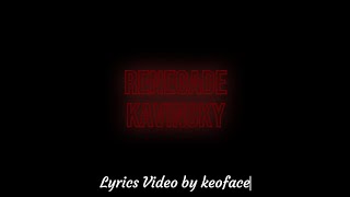 Kavinsky - Renegade feat. Caution Clay (Lyrics Video)