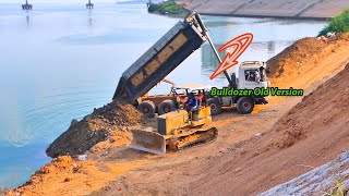 Starting Work!! Smoothly With Work By Professionals Use Dump Truck 25 5 Ton And Bulldozer by Bulldozer Working Group 799 views 6 days ago 19 minutes