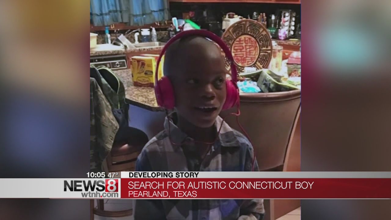 Texas police searching for missing Connecticut boy with autism