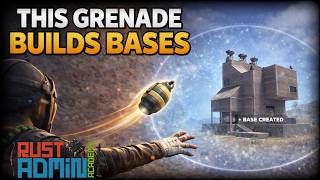 🔥 This GRENADE BUILDS BASES | Rust Admin Academy Tutorial 🔥Portable Fort Plugin