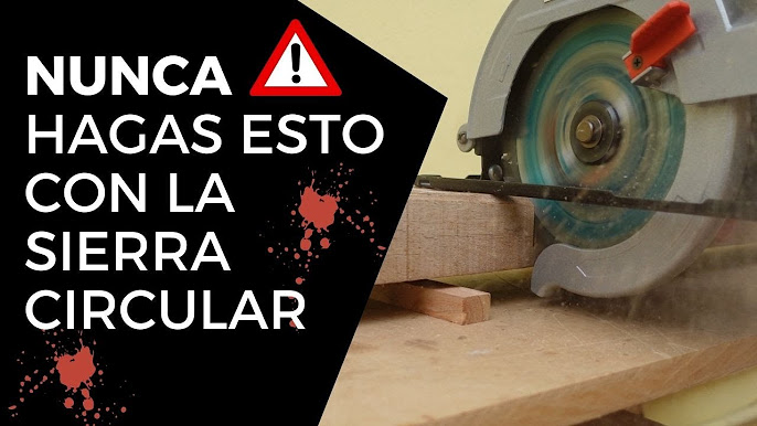 Aprende a usar la sierra circular de mano 