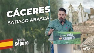 Discurso completo de Santiago Abascal en Cáceres #votaseguro
